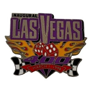 Vintage 1998 Inaugural 400 Las Vegas NASCAR Pin Raceway Pin